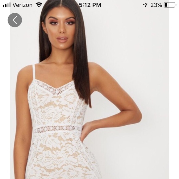 white strappy dress uk